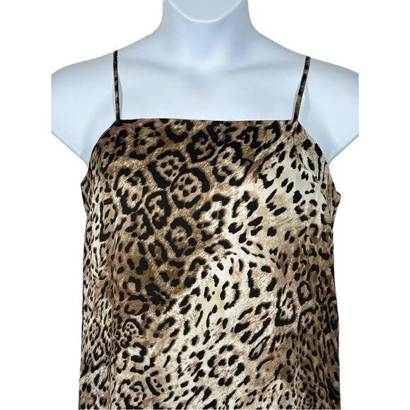 Isalis Jaguar Print Slip Dress – Sexy Animal Print Mini Dress Size Medium - Picture 5 of 14